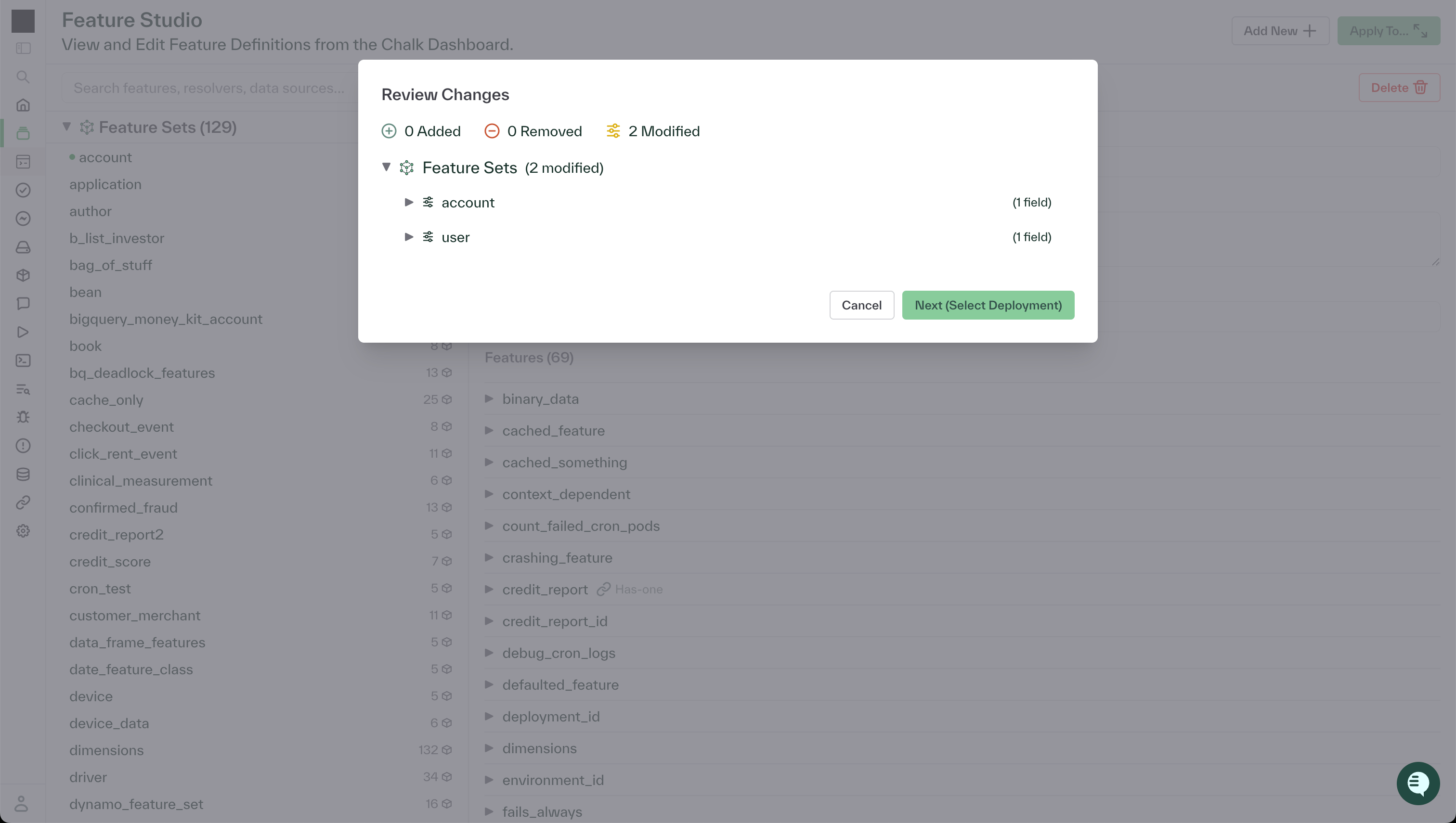 Feature Studio: Preview Changes