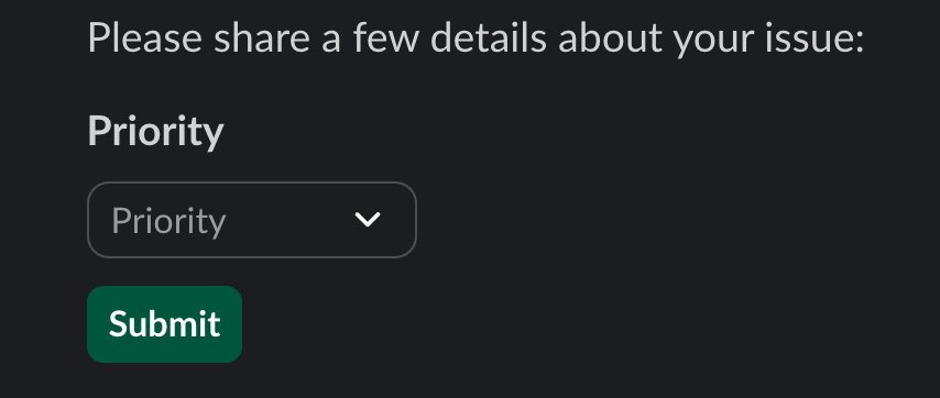 Priority Form